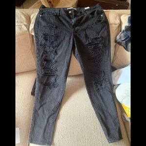 Abercrombie and Fitch boyfriend jeans